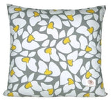 Helen Twill Storm Yellow Indoor Pillow Cover with Zipper