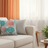 Pacific Bloom Indoor Outdoor Pillow Cover with Zipper