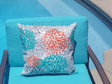 Pacific Bloom Indoor Outdoor Pillow Cover with Zipper