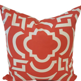 Quatrefoil Indoor Outdoor Solarium Carmody Mango Pillow Cover with Zipper