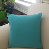 Sunbrella Canvas Aruba Indoor Outdoor Pillow Cover with zipper