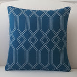 Set of TWO 16x16 Sunbrella Acrylic Connection Peacock Indoor Outdoor Pillow Covers