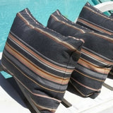 Sunbrella Acrylic Canvas Stanton Greystone Indoor Outdoor Pillow Cover with Zipper