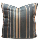 Sunbrella Acrylic Canvas Stanton Greystone Indoor Outdoor Pillow Cover with Zipper