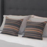 Sunbrella Acrylic Canvas Stanton Greystone Indoor Outdoor Pillow Cover with Zipper