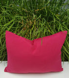 Waverly Sun N Shade Sunburst Raspberry Indoor Outdoor Pillow Cover with Zipper