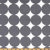 Robert Allen Dotscape Charcoal Dots Lumbar 20x12 Pillow Cover with Zipper